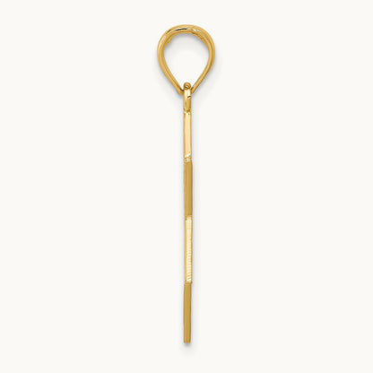 Star of David w/Menorah Pendant, 14K