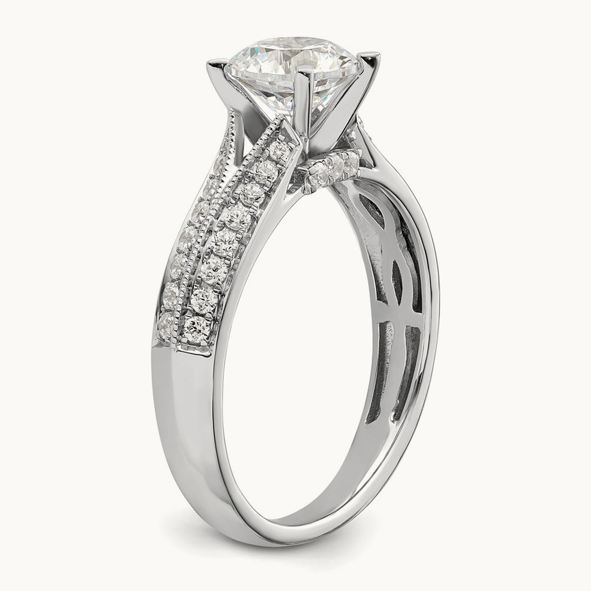 Semi-Mount Engagement Ring, 0.25 ct tw