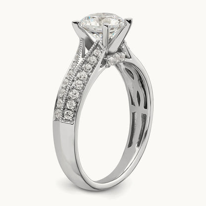 Semi-Mount Engagement Ring, 0.25 ct tw