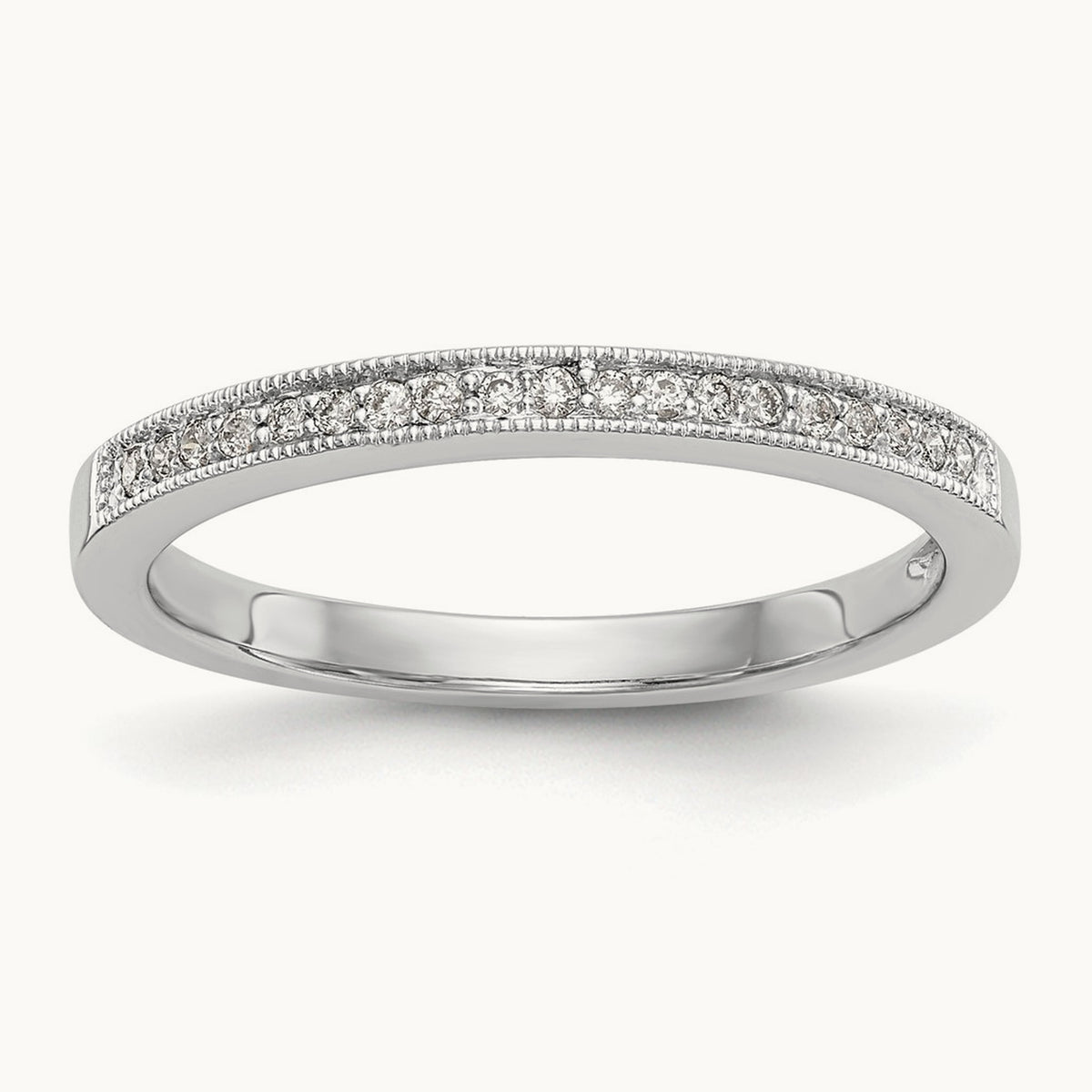 Diamond Band, 14K White Gold