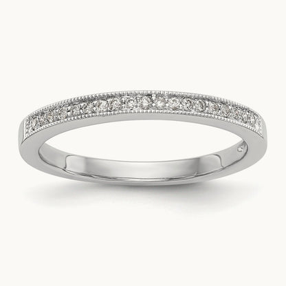 Diamond Band, 14K White Gold