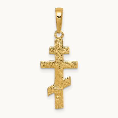Eastern Orthodox Cross Pendant — photo set