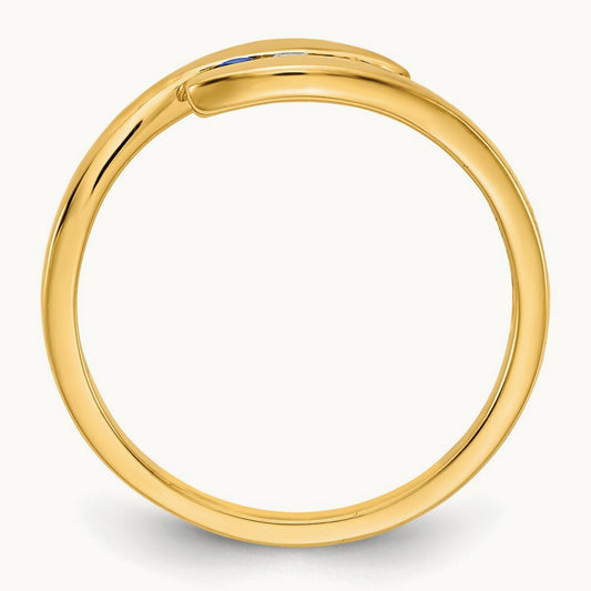 Sapphire and Diamond 3-stone Ring — photo set