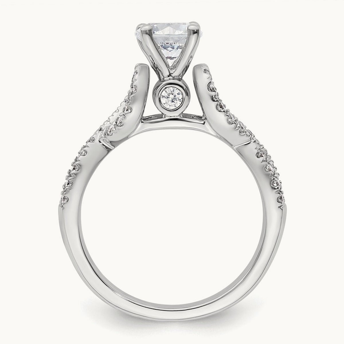 Semi-Mount Infinity Engagement Ring — 1/2 ct, 7