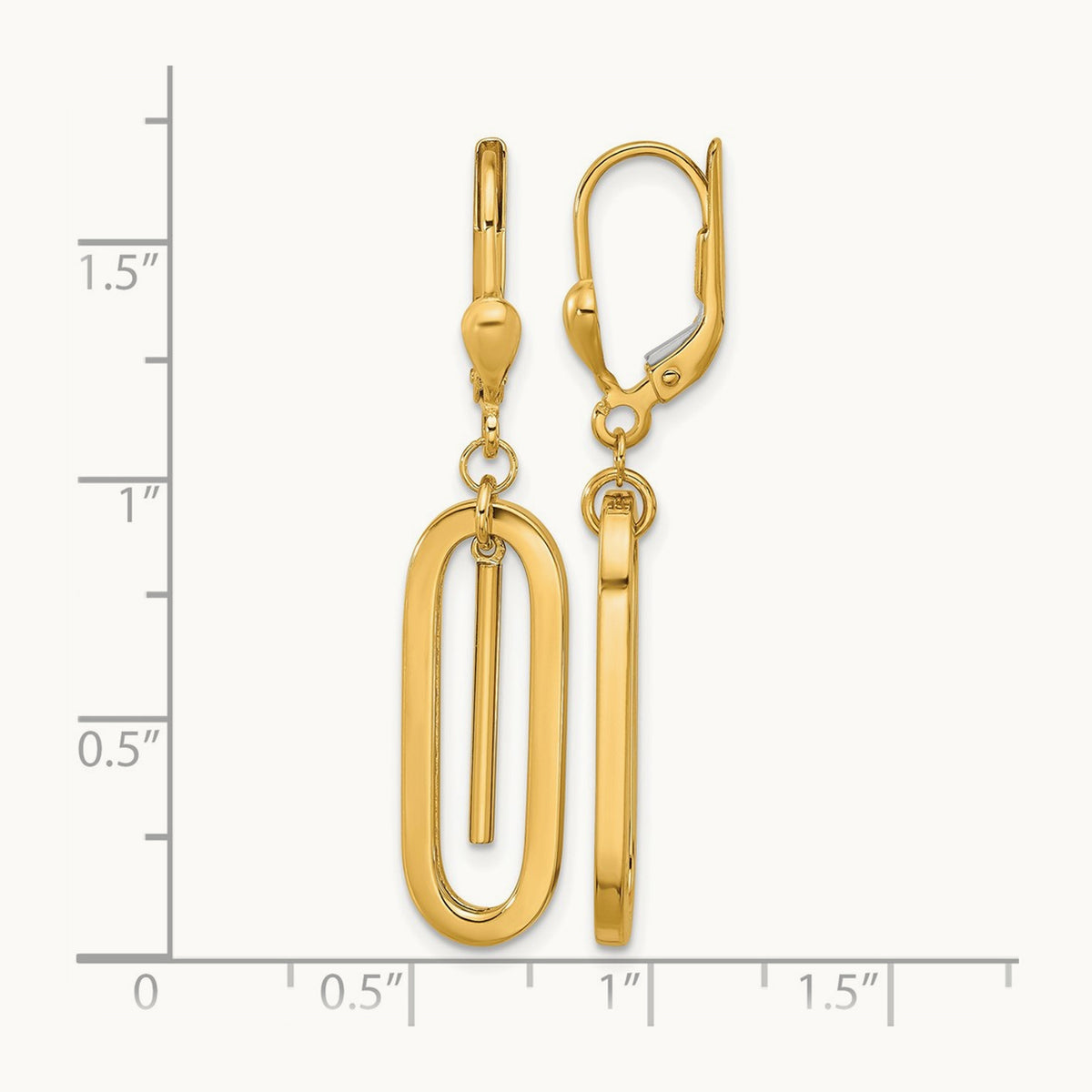 Polished Dangle Leverback Earrings — Leslie's — photo set