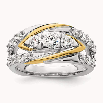 Fashion Ring, 1.25 ct tw Lab-Grown Diamond