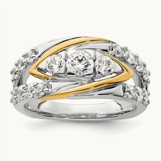 Fashion Ring, 1.25 ct tw Lab-Grown Diamond