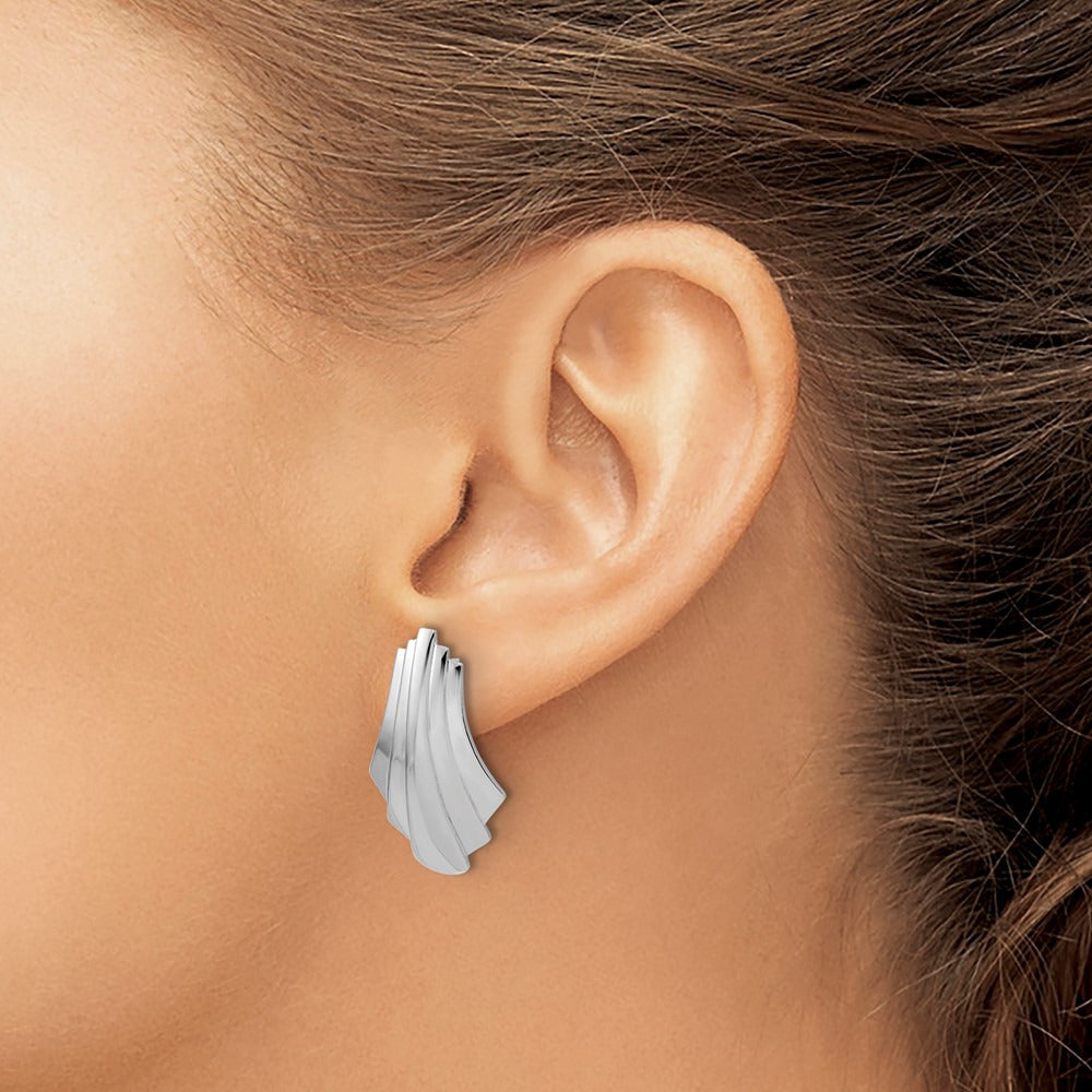 Polished Fancy Post Earrings — Leslie's — photo set