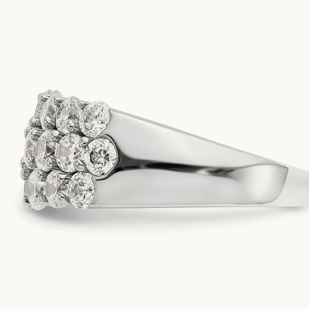 Diamond Band, 14K White Gold