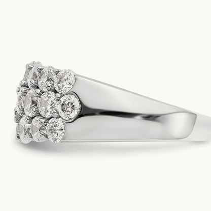 Diamond Band, 14K White Gold
