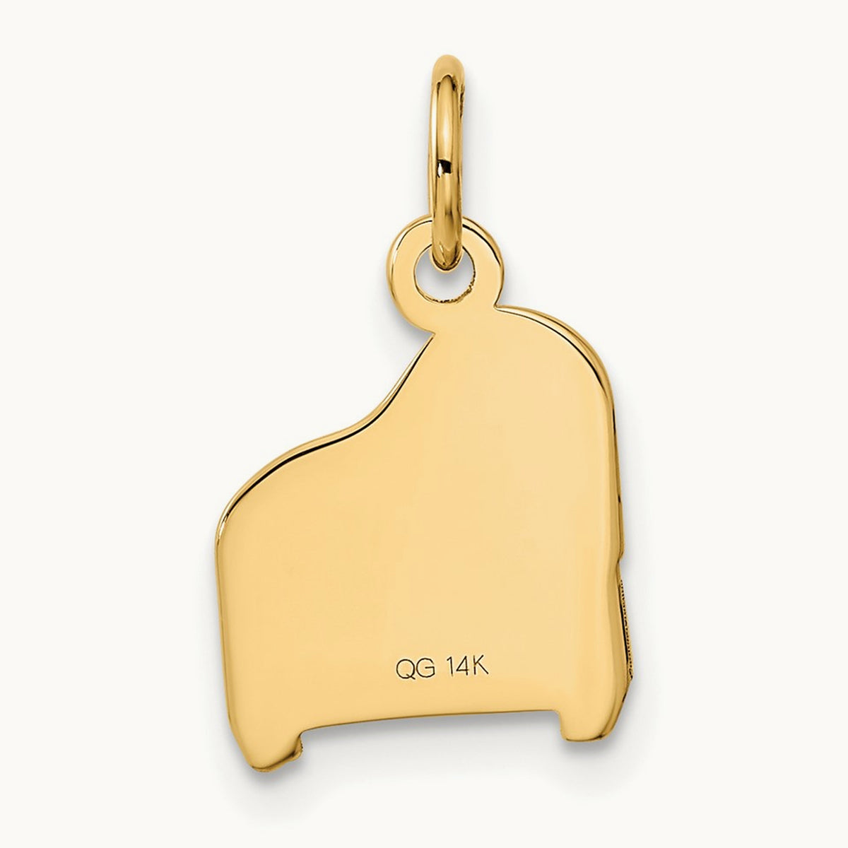 Piano Charm, 14K