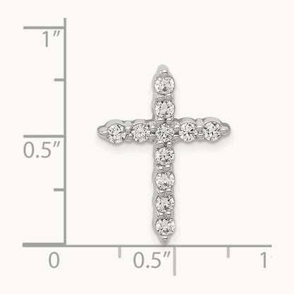 1/2ct. Diamond Cross Chain Slide — photo set