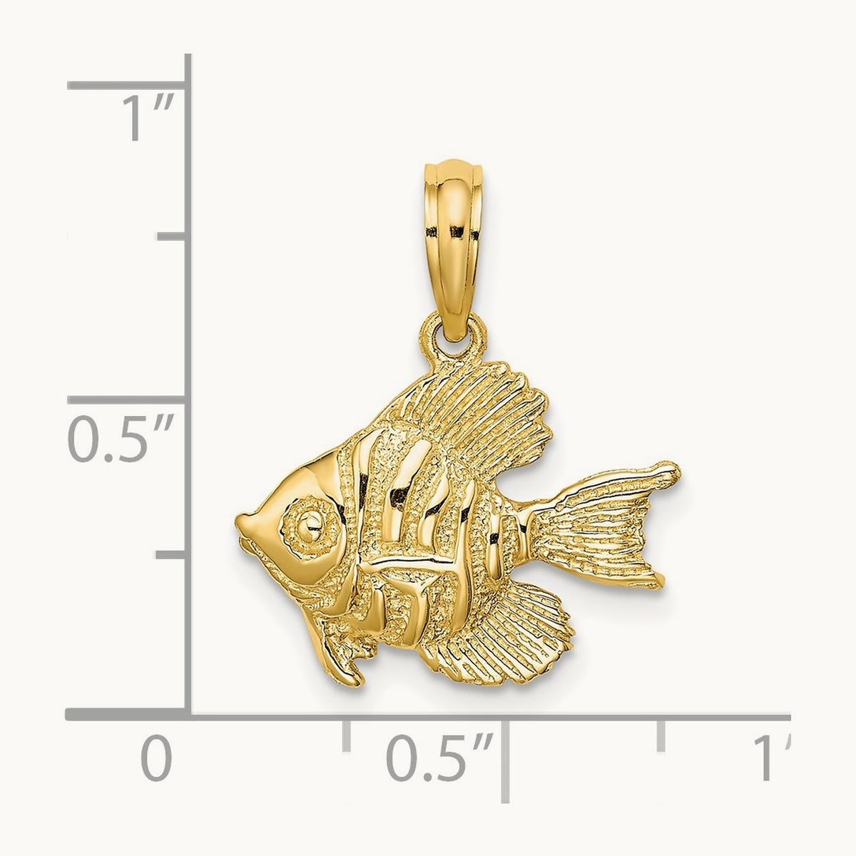 Polished Engraved Fish Charm — photo set