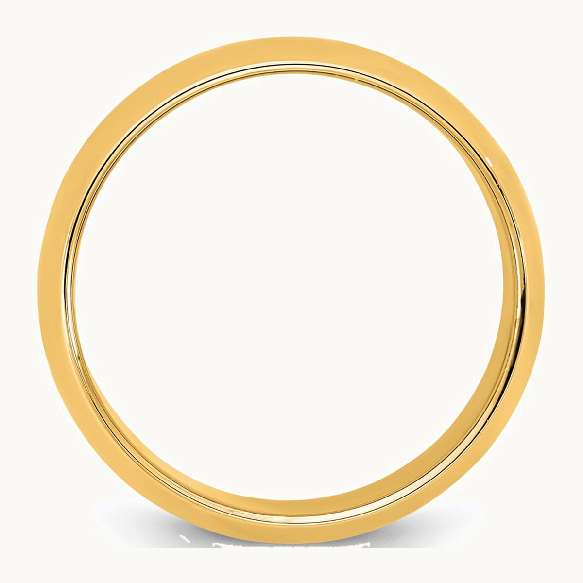 14KY 4.5mm Half Round Band