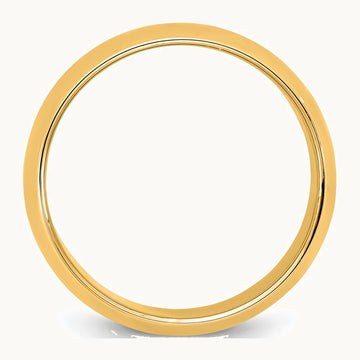 14KY 4.5mm Half Round Band