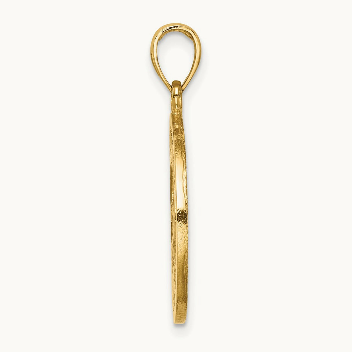 ST. LUCIA Twin Pitons Charm, 14K