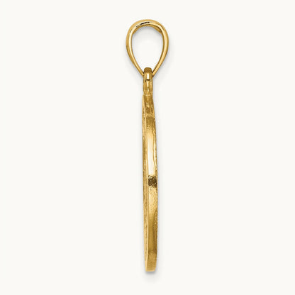 ST. LUCIA Twin Pitons Charm, 14K