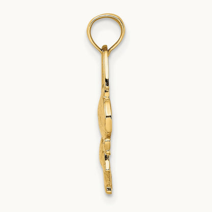 Girl with Jump Rope Charm, 14K