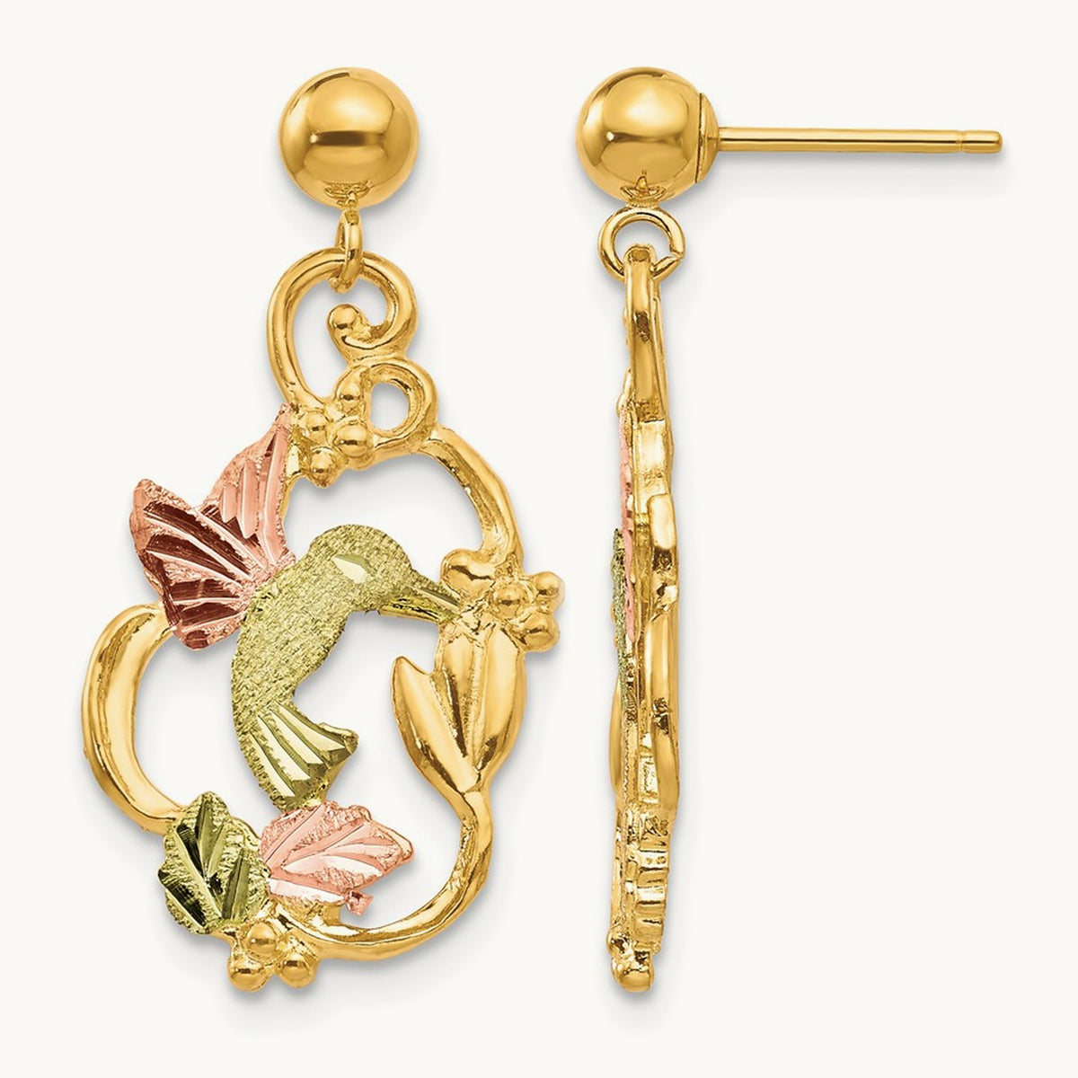 Black Hills Gold Post Earrings