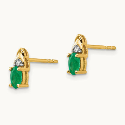 Emerald and Diamond Earrings — photo set