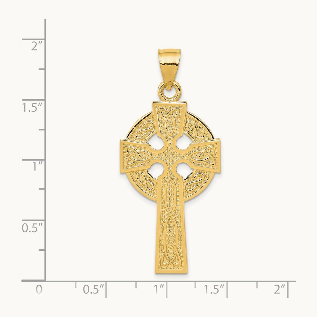 Polished Celtic Cross Pendant — photo set
