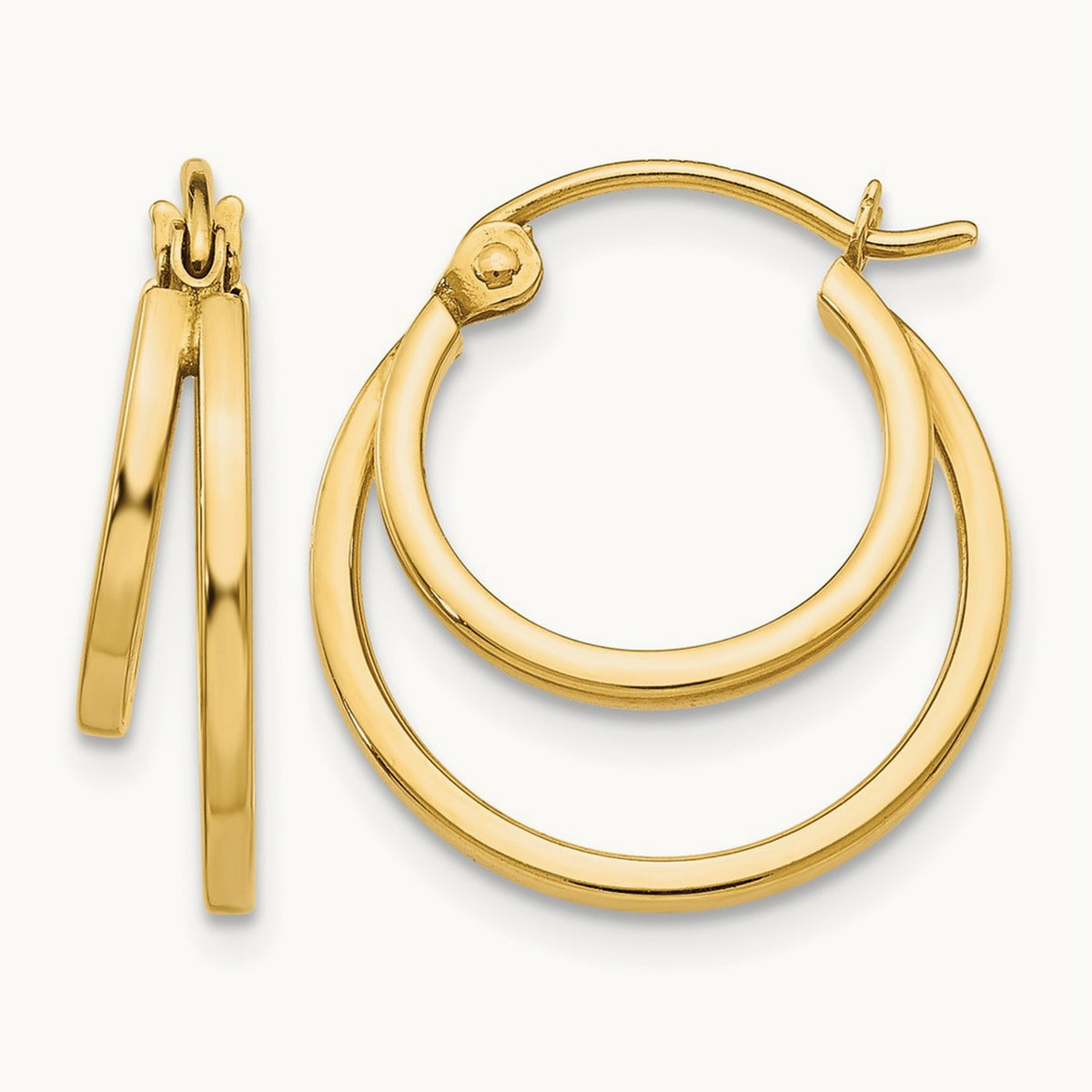 Double Hoop Earrings — photo set