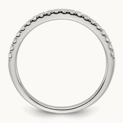 Complete Diamond Wedding Band, 14K White Gold