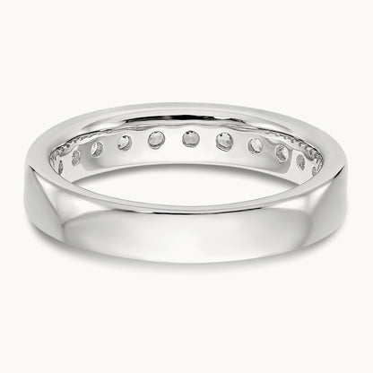 11- Stone Ladies Band Mounting, 2.6mm, 14K White Gold