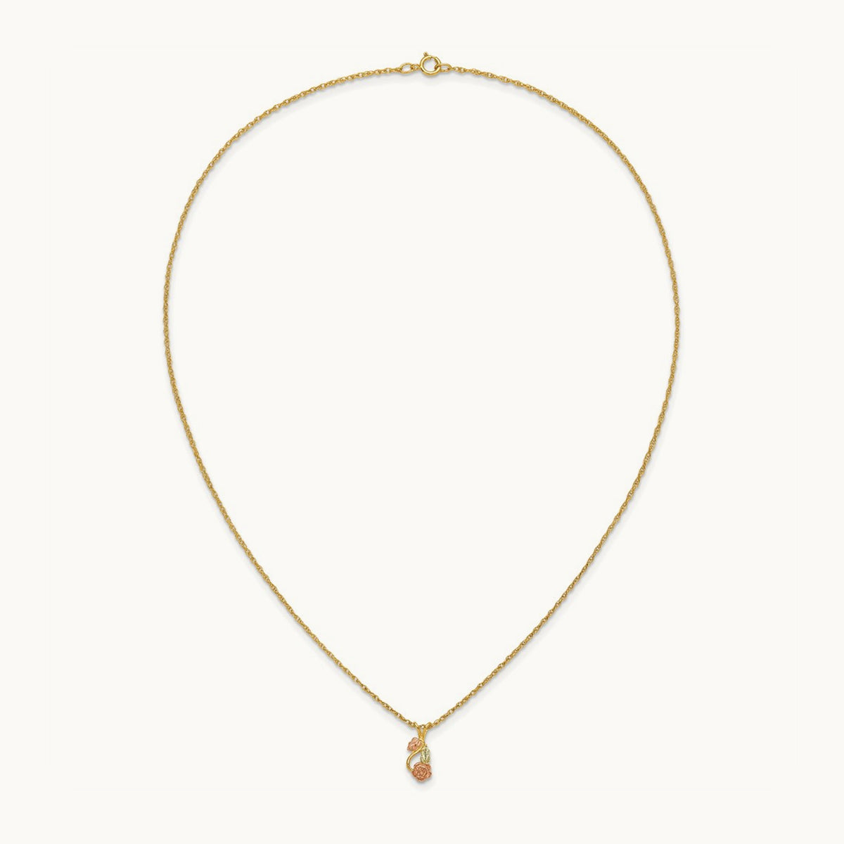 With Gold-filled Chain Black Hills Gold Necklace
