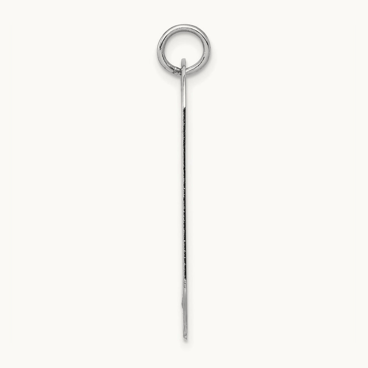 Plain .018 Gauge Engravable Dog Tag with Notch Disc — 34mm