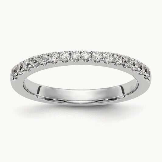 Diamond Band, 14K White Gold