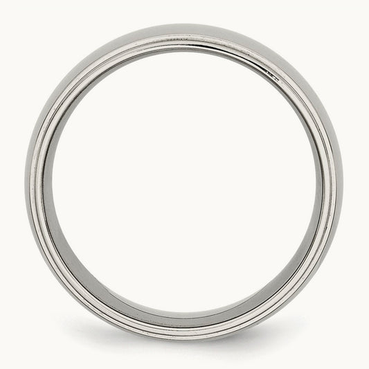 Polished Ridged Edge Band — photo set
