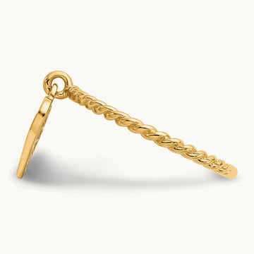 Dangle Heart Ring, 14K