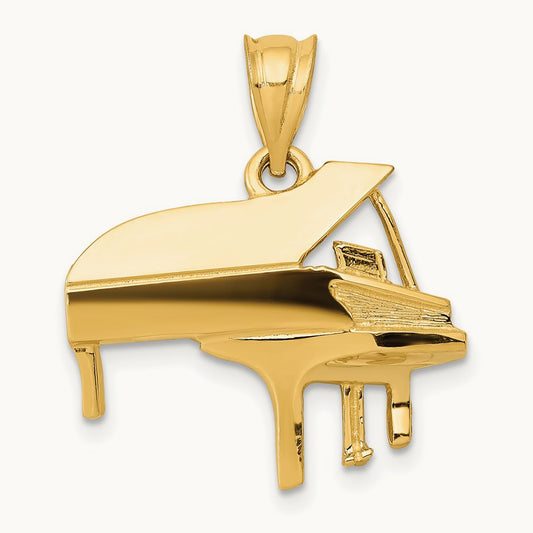 Piano Charm, 14K