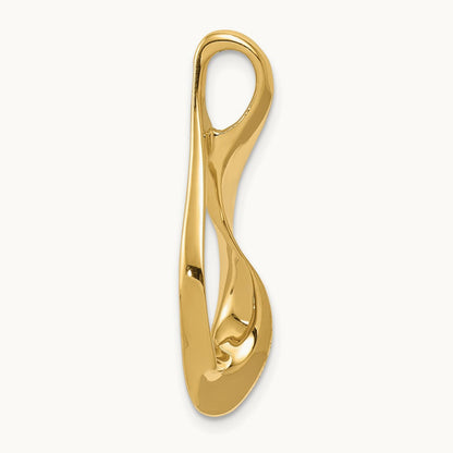 Fits up to Regular, 6mm Fancy Reversible Omega Slide, 3mm, 14K
