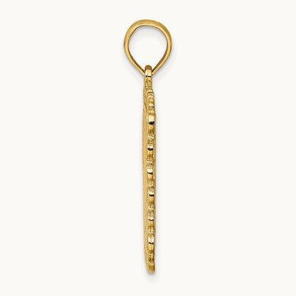 King Playing Card Charm, 14K