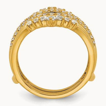 Ring Guard, 1.00 ct tw Lab-Grown Diamond — 14K Yellow Gold