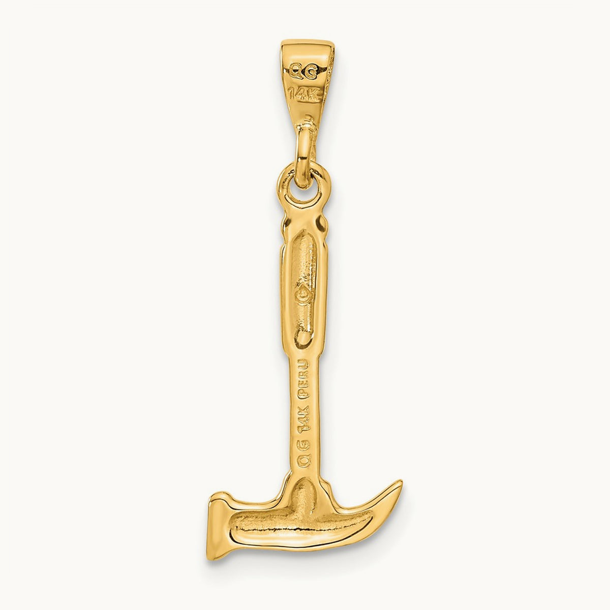Hammer Charm, 14K