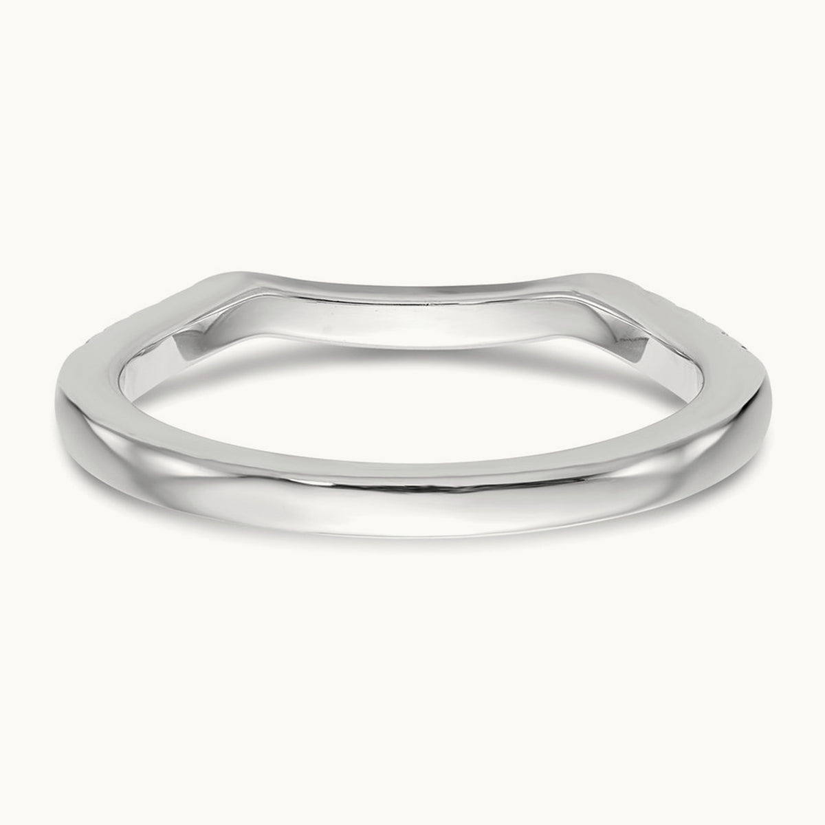 Diamond Wedding Band, 14K White Gold