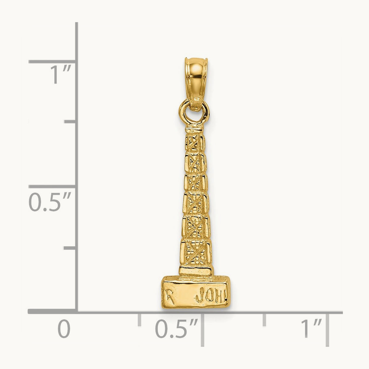 3D John Hancock Building, Chicago Charm, 14K