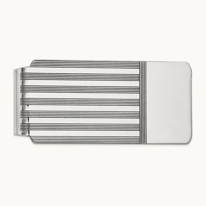 Men's Money Clip, 14K White Gold