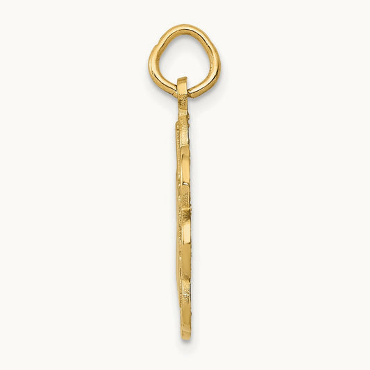 I LOVE DOGS Charm, 14K