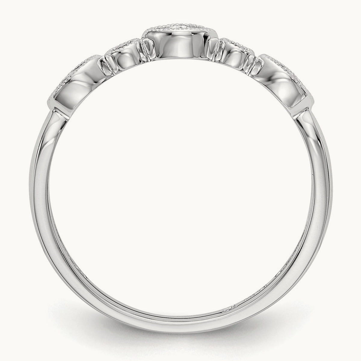 Diamond Band, 14K White Gold
