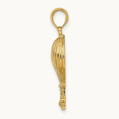 Polished Hot Air Ballon Charm — 14K Yellow Gold