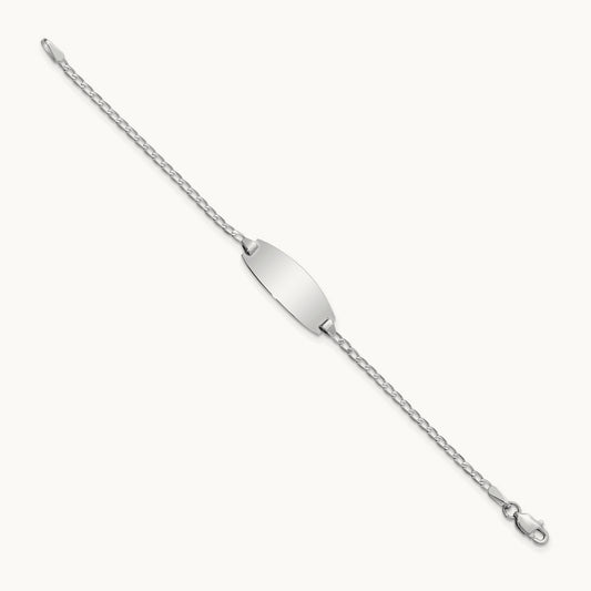 Oval Curb ID Bracelet — 5.5mm
