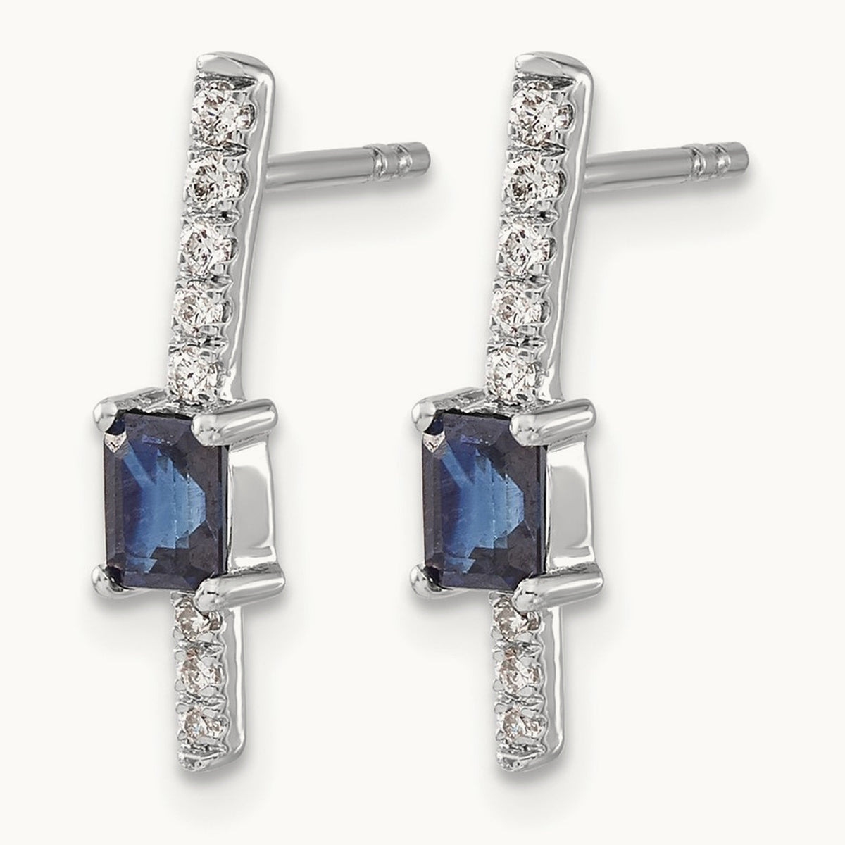 Diamond and Sapphire Fancy Earrings — photo set