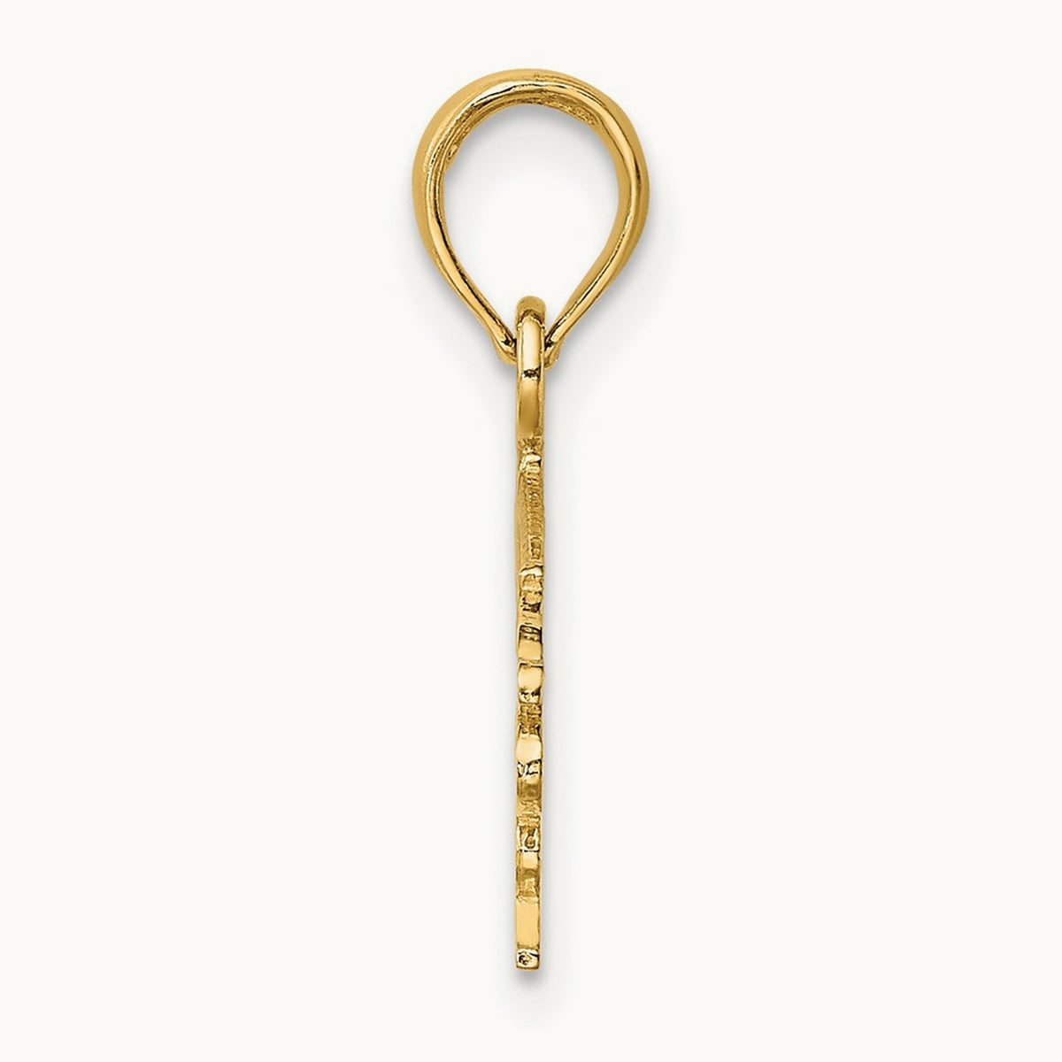 FIREFIGHTER'S DAUGHTER Charm — 14K Yellow Gold
