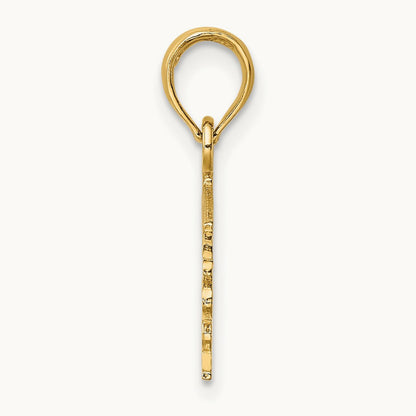 FIREFIGHTER'S DAUGHTER Charm — 14K Yellow Gold