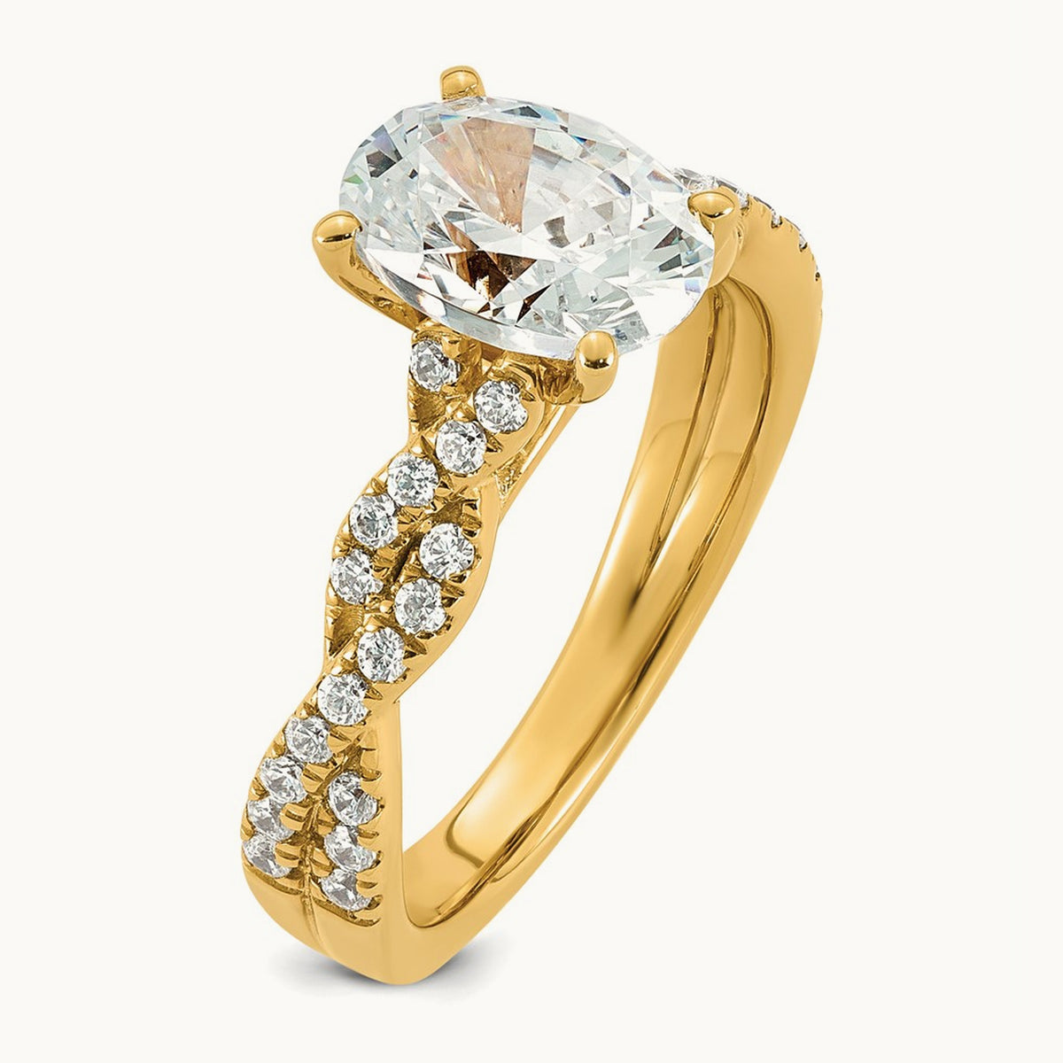 Oval Engagement Ring, 2.00 ct tw Lab-Grown Diamond