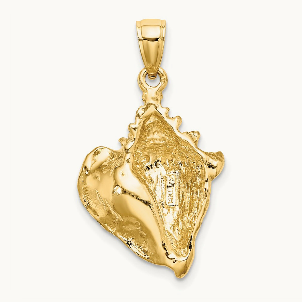Conch Shell Charm — 27mm